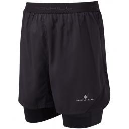 Ronhill Mens Stride Revive Twin Shorts_All_Black_front_1001.jpg