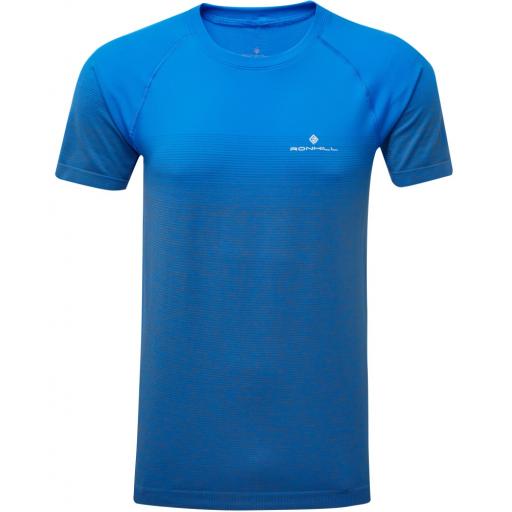 Ronhill Infinity Marathon Mens Seamless Running T-shirt - Blue