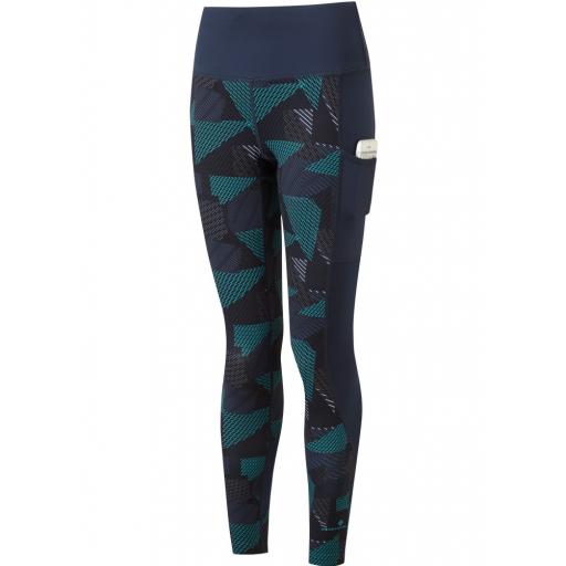 RonHill Womens Stride Stretch Tights Bottoms Pants Trousers Black Sports