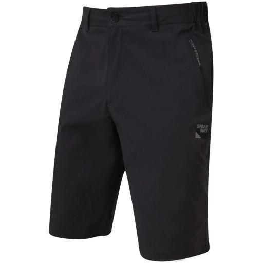 Sprayway Men's Compass Hiking and Travel Shorts - Black
