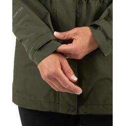 Sprayway Womens Vista Waterproof Goretex Jacket Woodland Green Hands