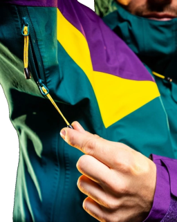 Sprayway Mens Torridon Waterproof Jacket Pit Zips Caspian Green Neutron Lightning Yellow