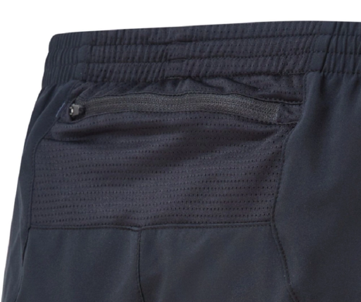 Ronhill Men's Stride black 5 in shorts rear pocket