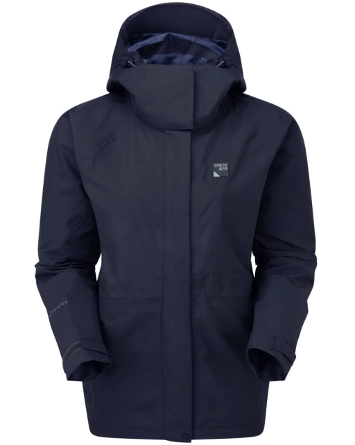 Sprayway Womens Vista Waterproof Goretex Jacket Blazer Blue Front