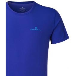 Ronhill Mens Core Short Sleeve T-Shirt Cobalt Blue Honolulu