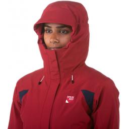 Sprayway Reaction Jacket  Long Womens Waterproof Gore Tex Jacket Carnival Red Blazer FrontSide