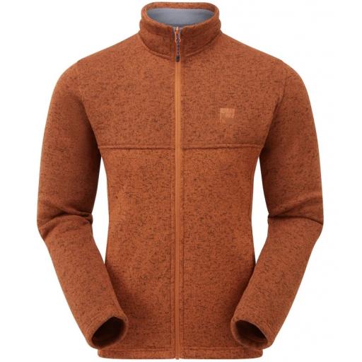Mens Sprayway Fleece Jacket | Sprayway Minos Full Zip Fleece Jacket - Rust / Ginger