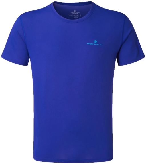 Ronhill Mens Core Short Sleeve T-Shirt Cobalt Blue Honolulu Front