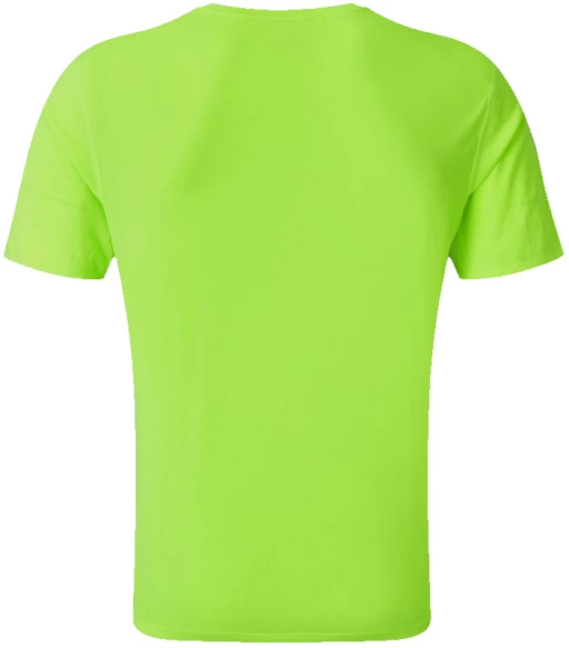 Ronhill Mens Core Short Sleeve T-Shirt Fluo Yellow Black Rear