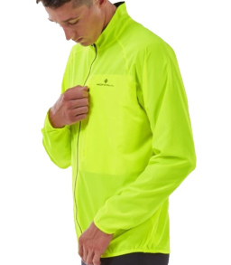 Ronhill Mens Core Wind Jacket Fluo Yellow-Black M