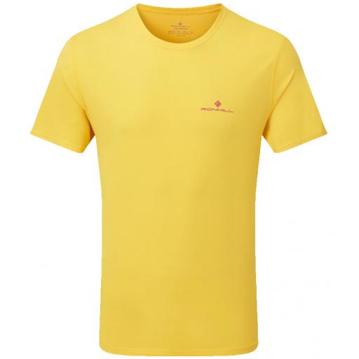 Ronhill Running Tee Shirts, Core Mens Yellow T-Shirt