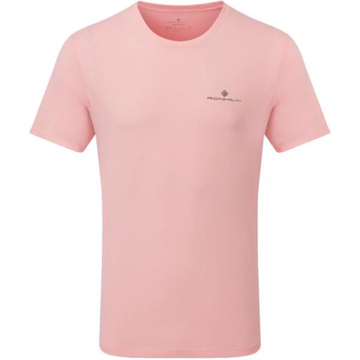 Ronhill Core Running Tee Shirts | Mens Pink T-Shirt
