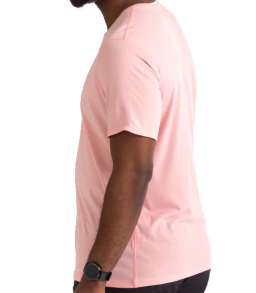 Ronhill Mens Core Short Sleeve T-Shirt Pink Bubble Gum Marl SideM_801.png