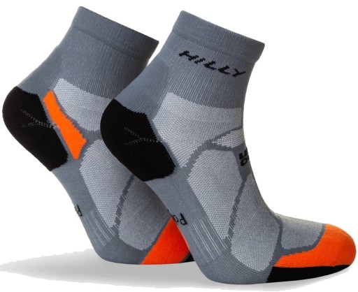 Hilly Marathon Fresh Anklet Sock Granite Orange Sidex2_801.jpg