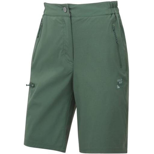 Sprayway Shorts Womens Green Escape Shorts - Conifer Green